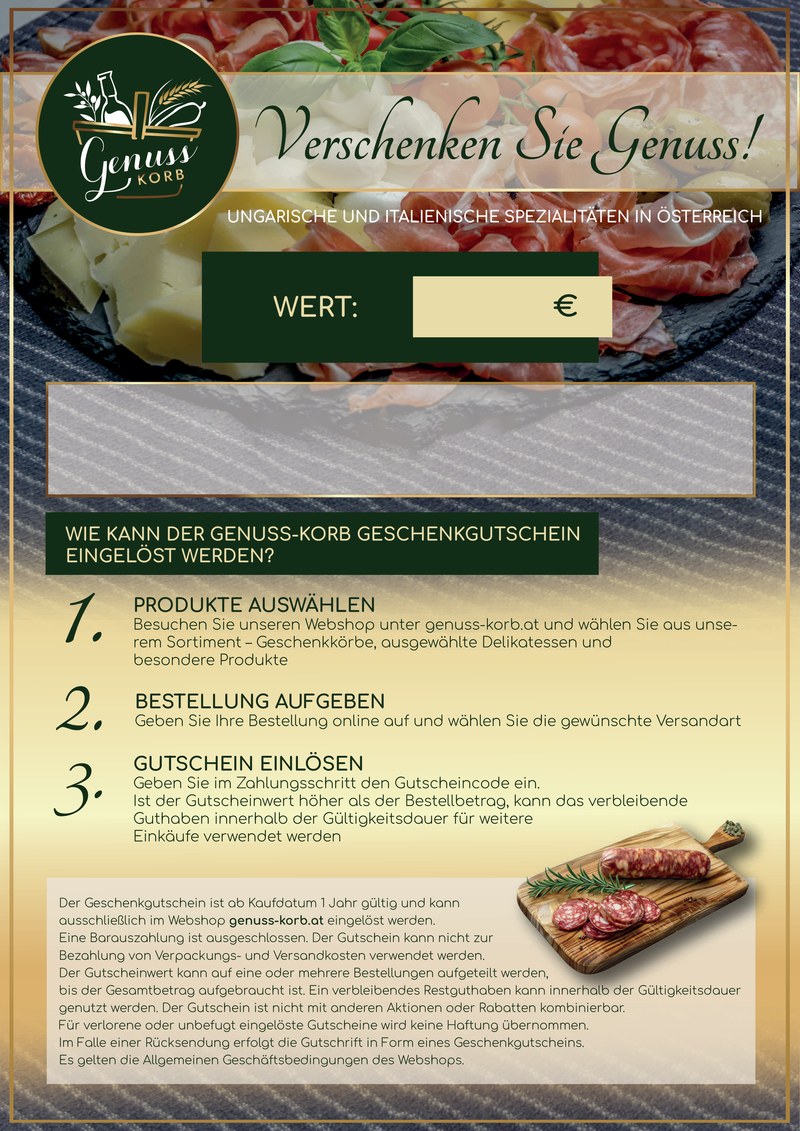 Gutschein-Vorlage