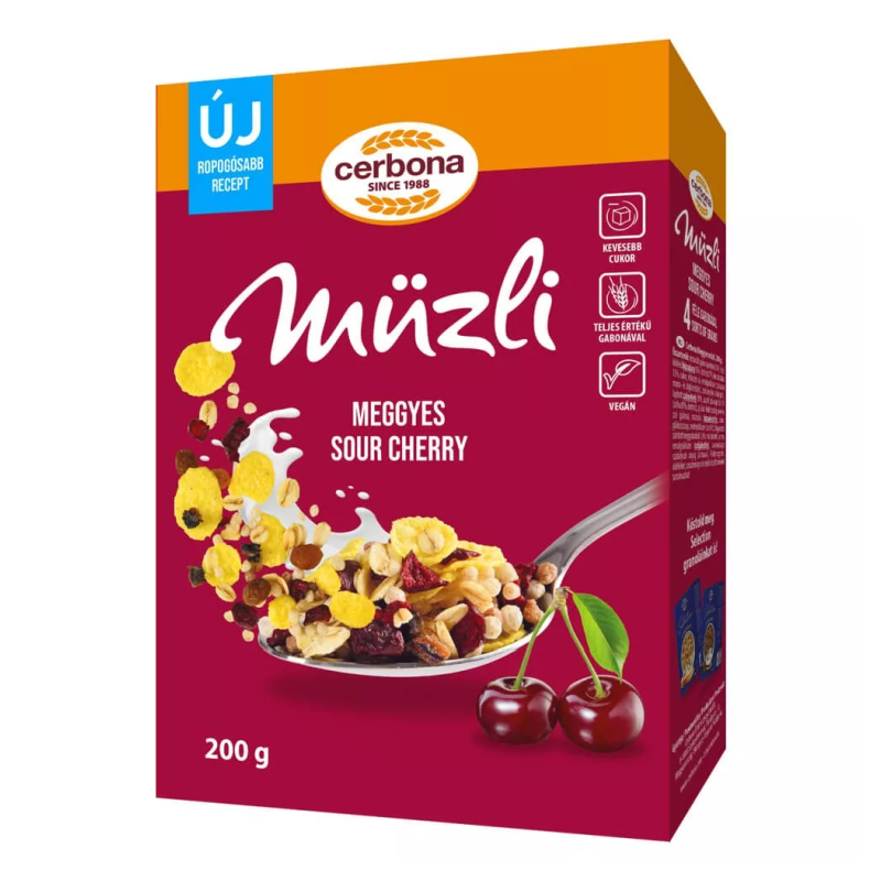 Cerbona - müzli meggyes 200g