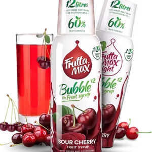 FruttaMax Bubble12 meggy szörp 500ml