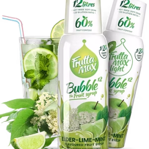 FruttaMax Bubble12 bodza-lime-menta szörp 500 ml
