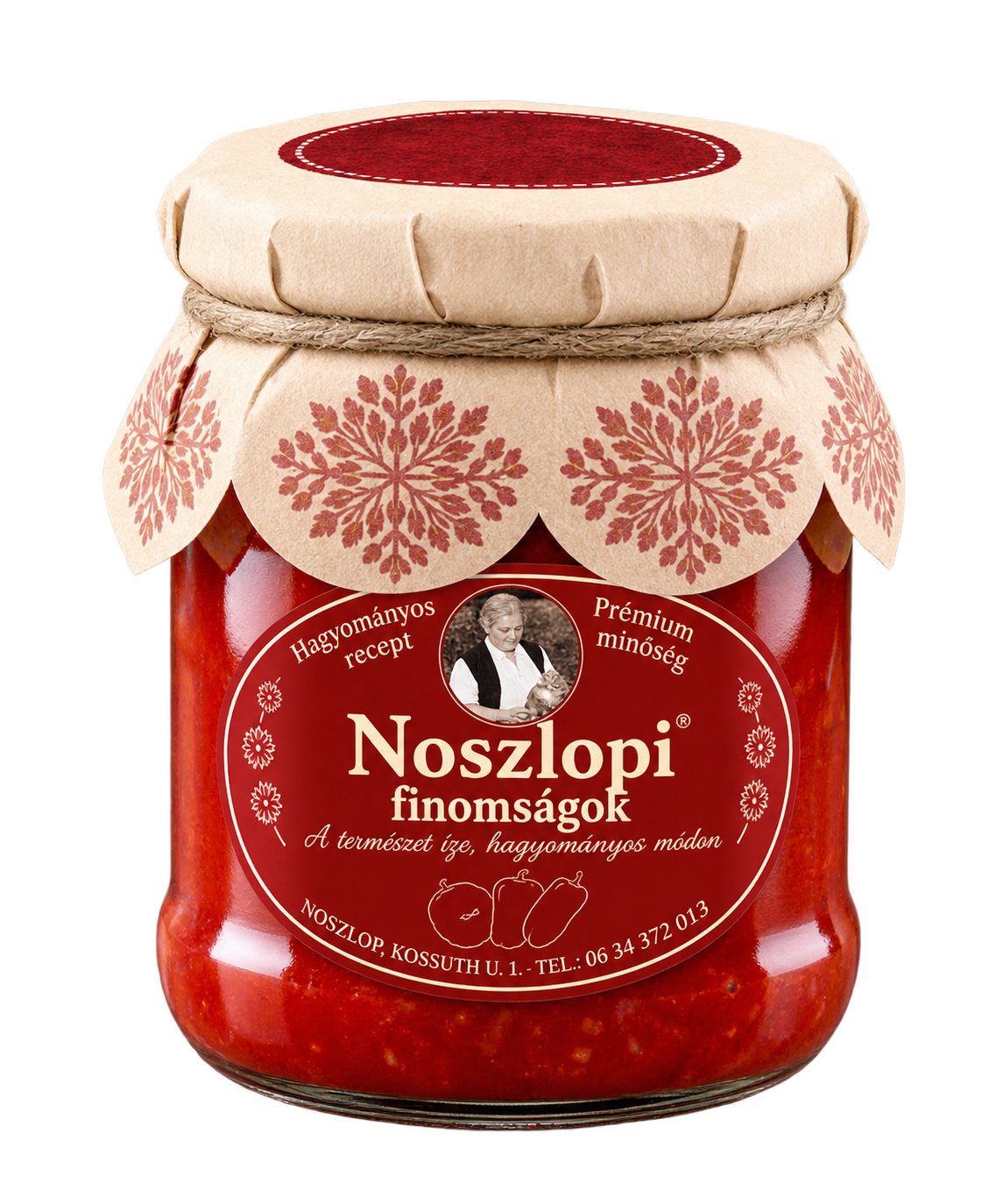 Noszlopi - Nagypapa darált erőspaprika krém 212ml