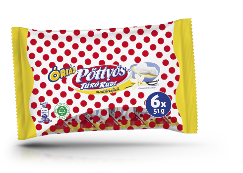 Madartejes Óriás Pöttyös Túró Rudi 6 * 51gr