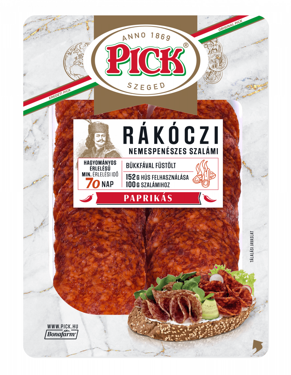 PICK Rákóczi Paprikás Szalámi 80gr