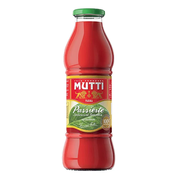 Mutti - passzírozott paradicsom bazsalikommal 700g