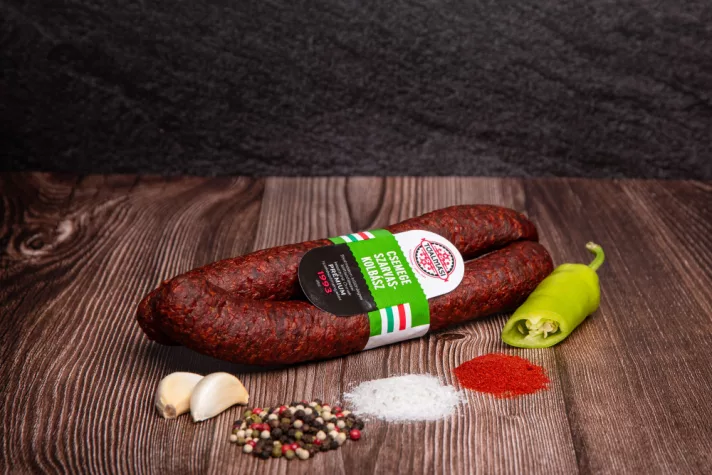 Tóalmási - csemege szarvaskolbász 250g/pár (Nitritmentes)